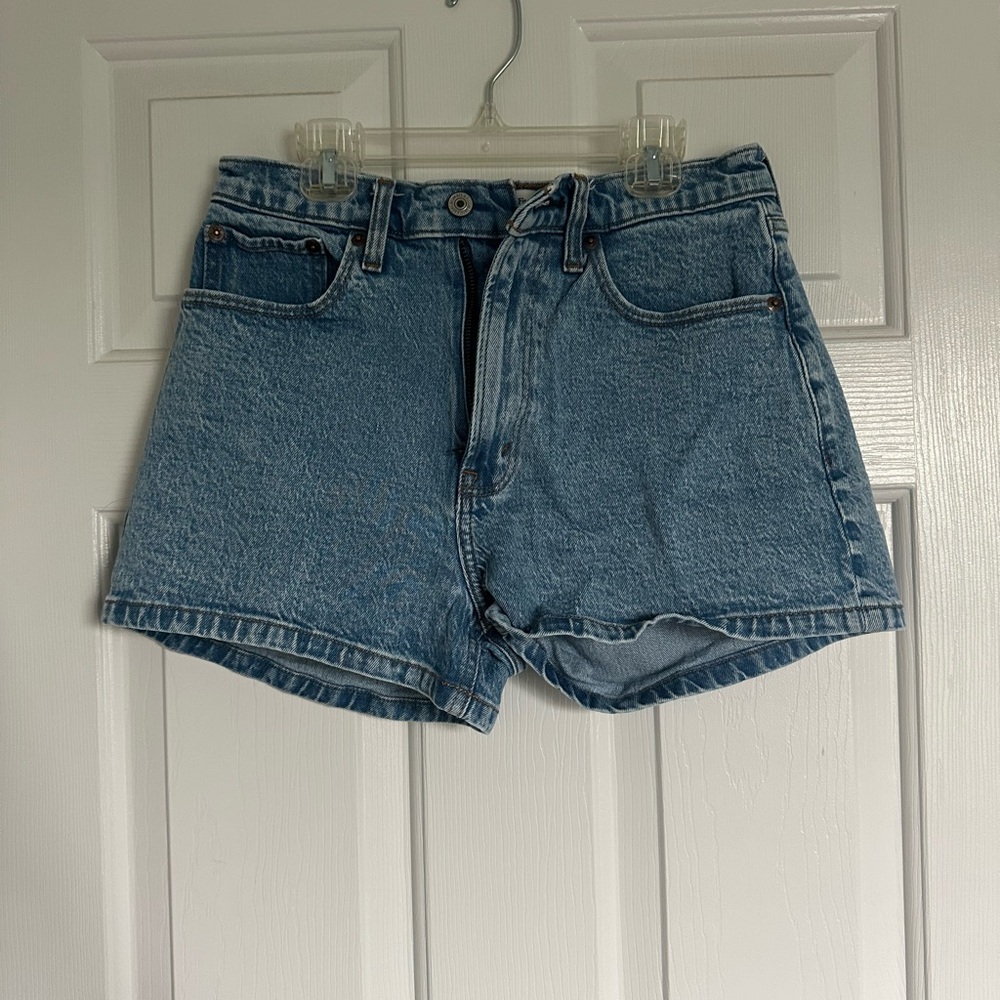 Abercrombie & Fitch Light Blue Denim Jean Shorts